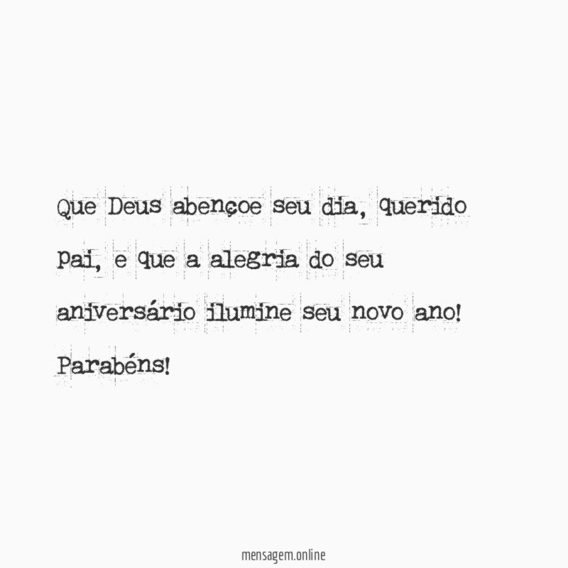 Que Deus abençoe seu dia