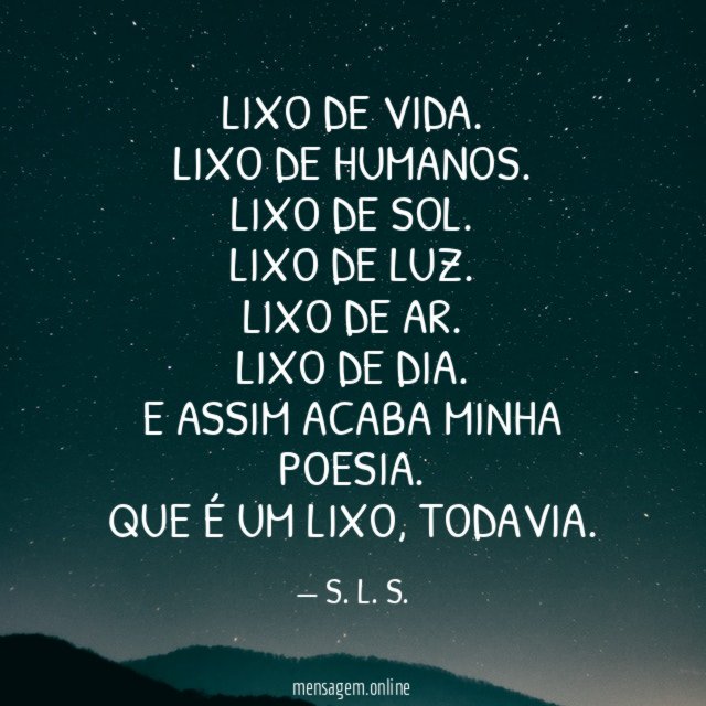 Lixo de vida