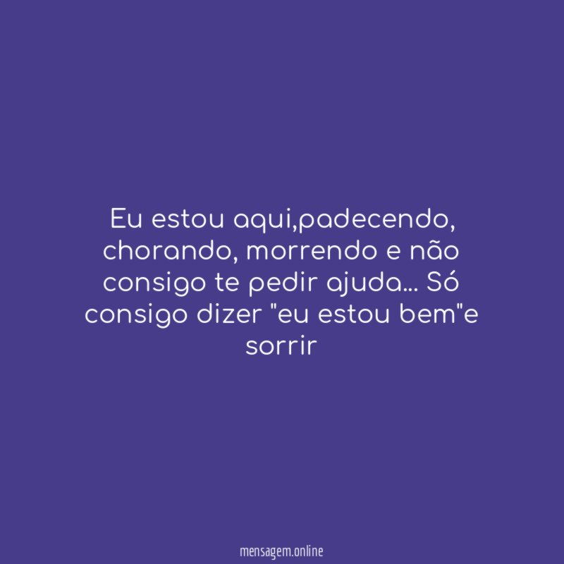Eu estou aqui