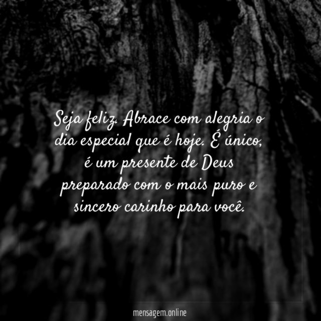 Seja feliz