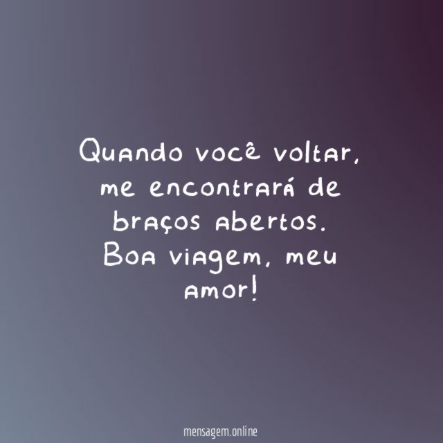 Quando você voltar