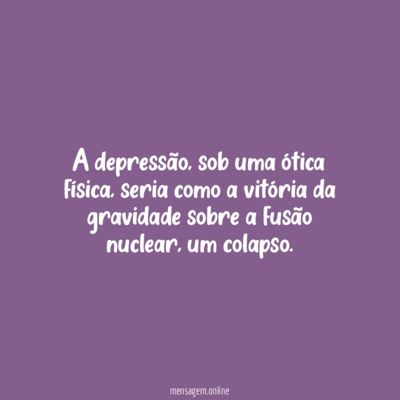 A depressão