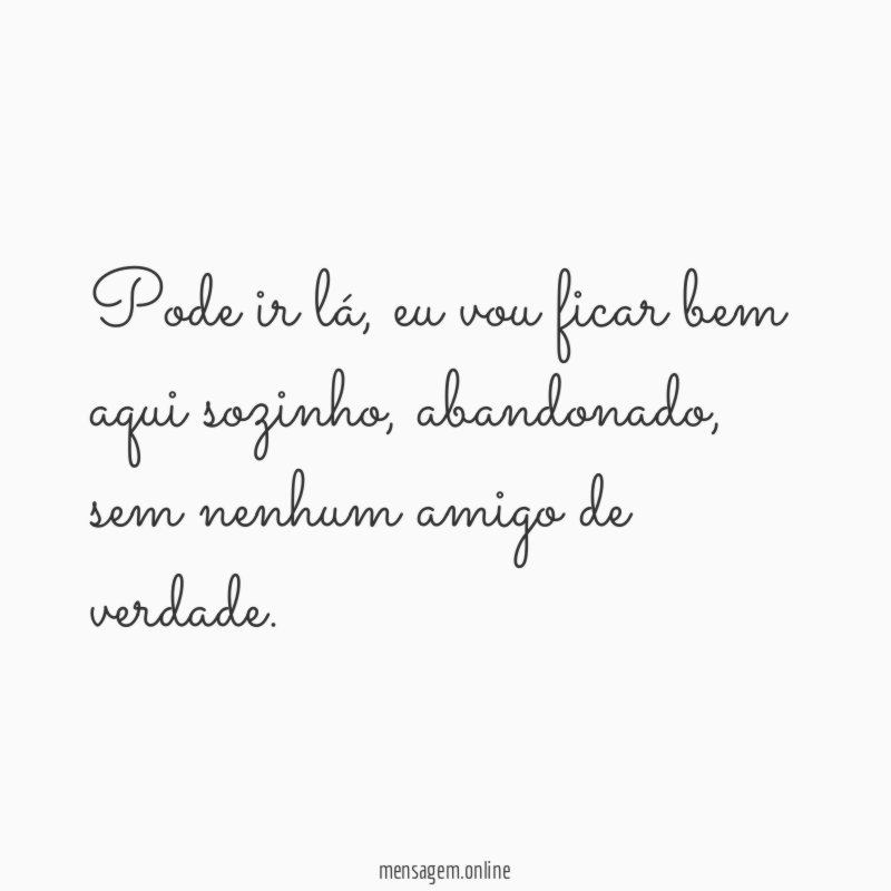 Pode ir lá