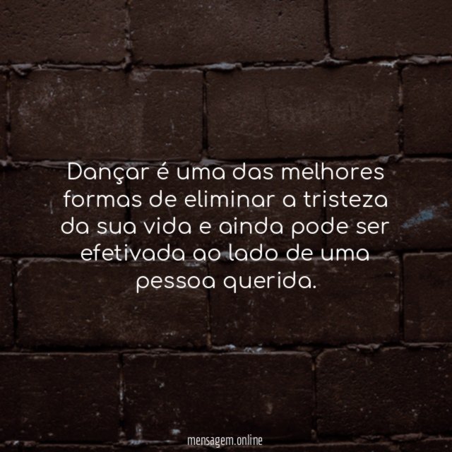 Dançar é uma das melhores formas de eliminar