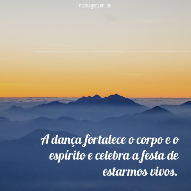A dança fortalece o corpo e o espírito