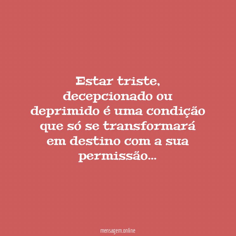 Estar triste