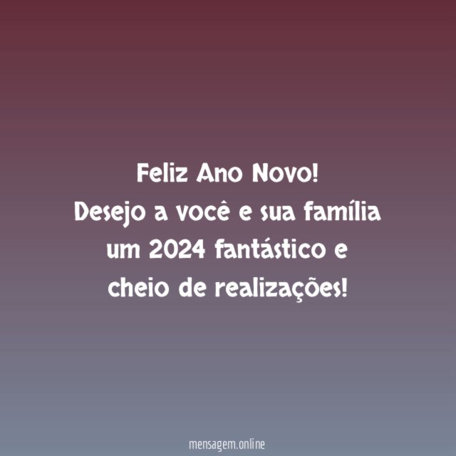 Feliz Ano Novo