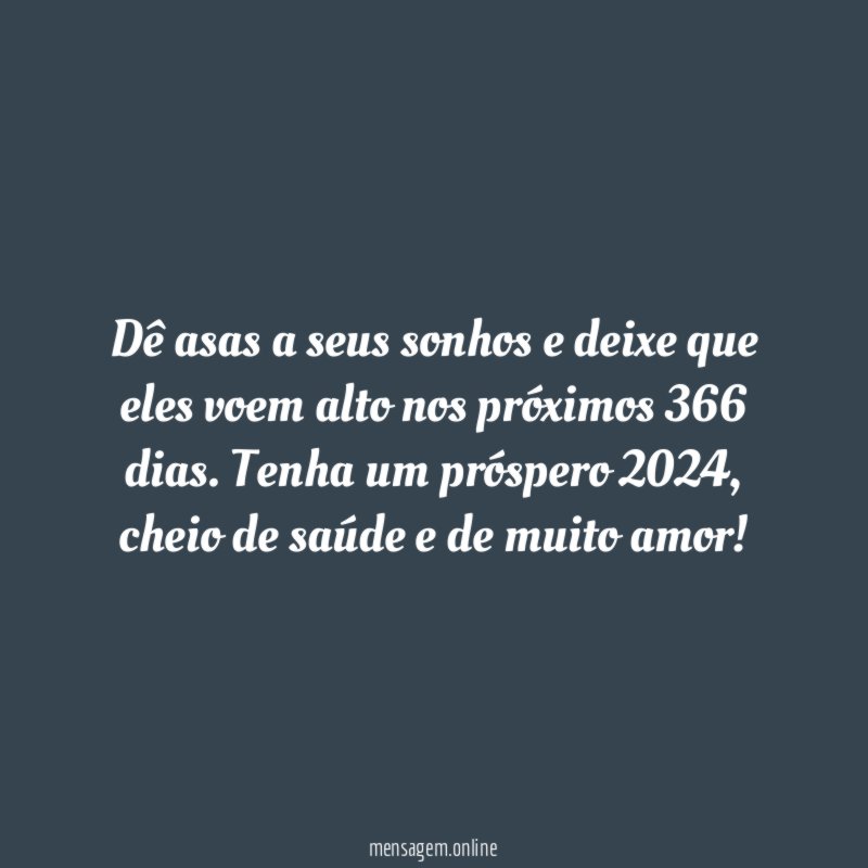 Dê asas a seus sonhos e deixe que