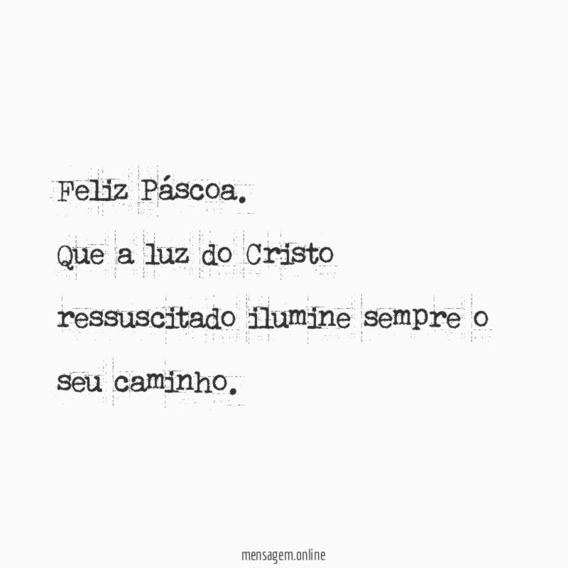 Feliz Páscoa