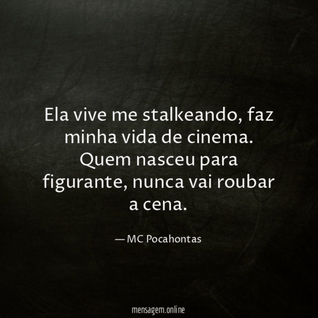 Ela vive me stalkeando