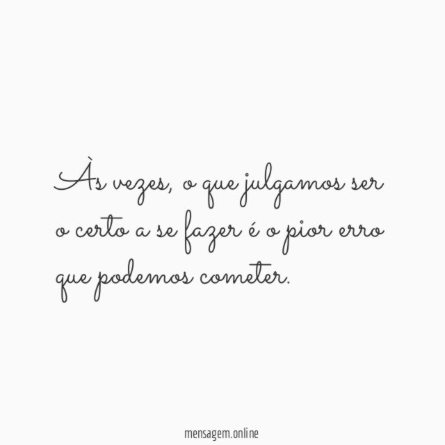 Às vezes