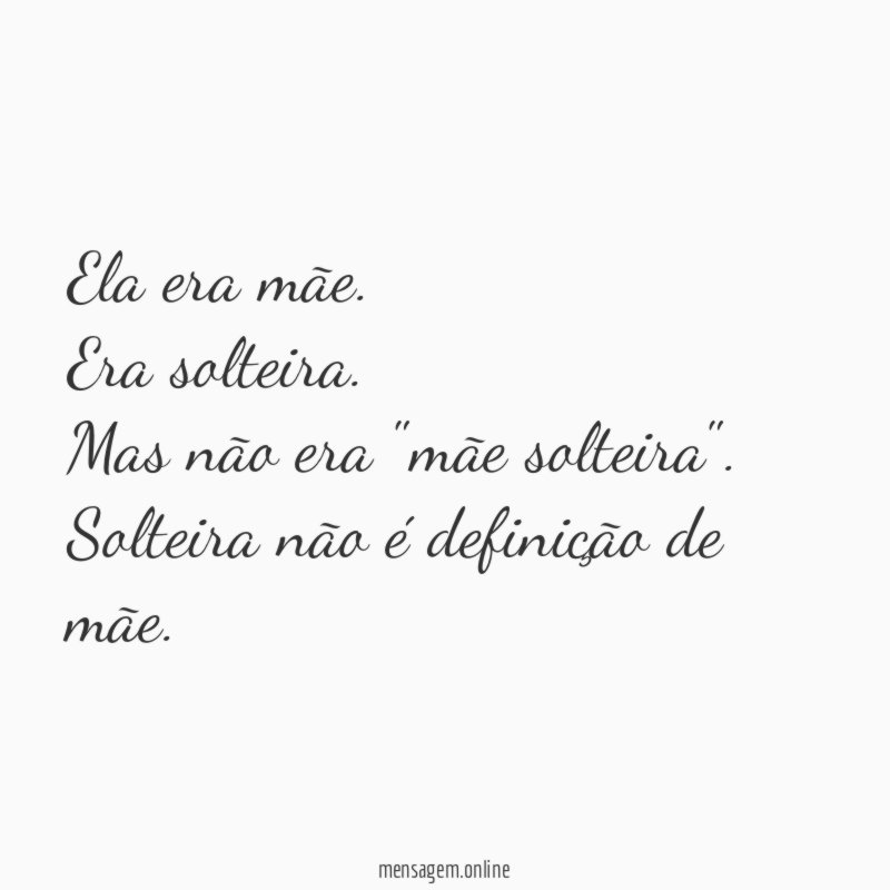 Ela era mãe
