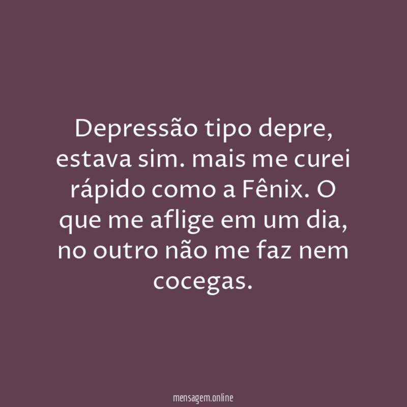 Depressão tipo depre