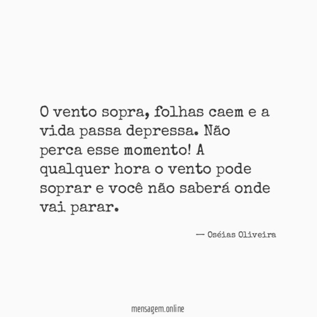 O vento sopra