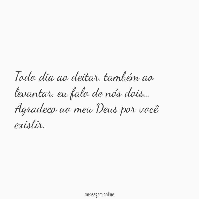 Todo dia ao deitar