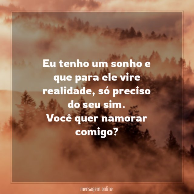 Eu tenho um sonho e que para ele vire realidade