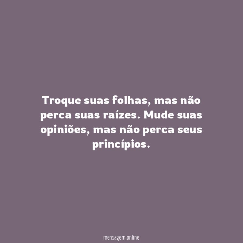Troque suas folhas