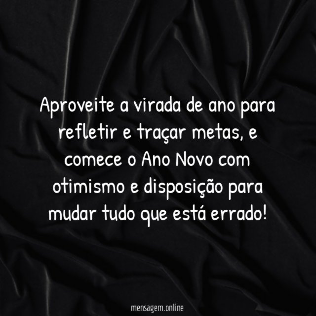 Aproveite a virada de ano para refletir e traçar metas