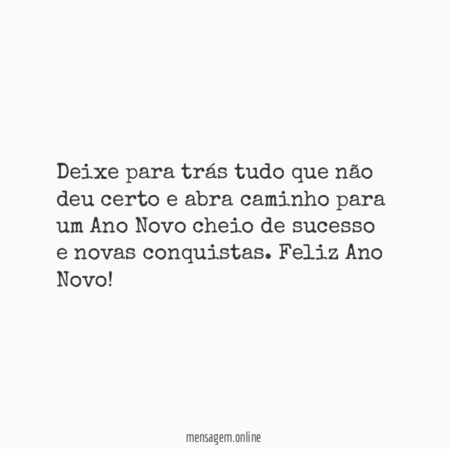 Deixe para trás tudo que não deu certo
