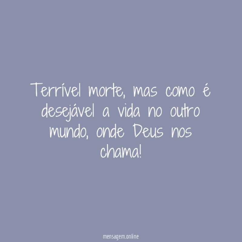 Terrível morte