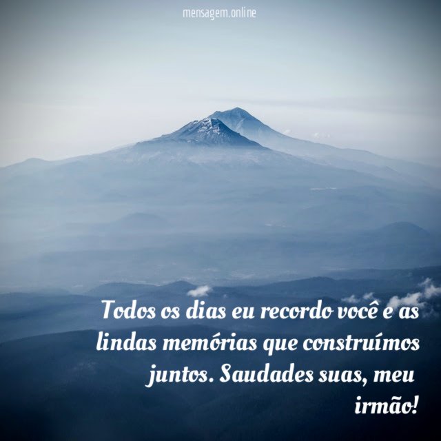 Todos os dias eu recordo você e as