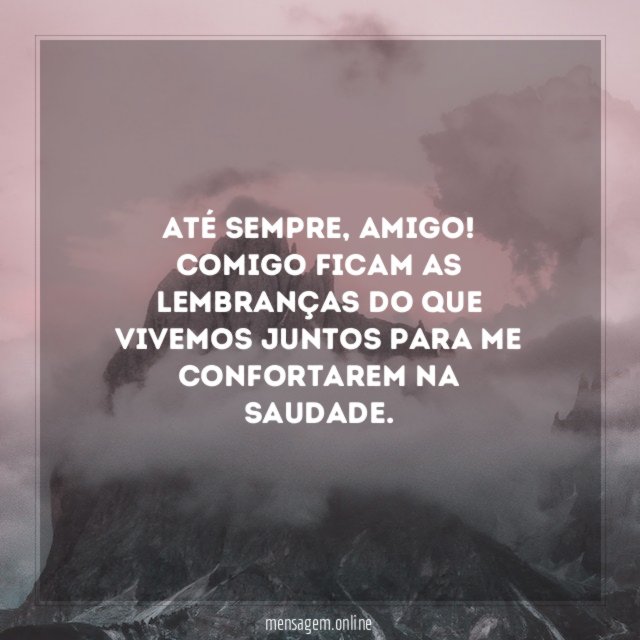 Até sempre