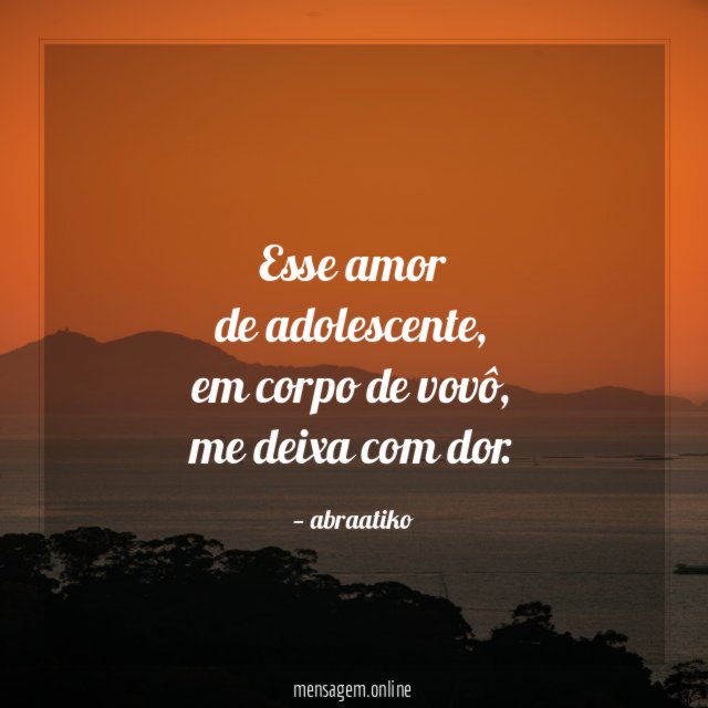Esse amor de adolescente