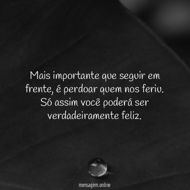 Mais importante que seguir em frente