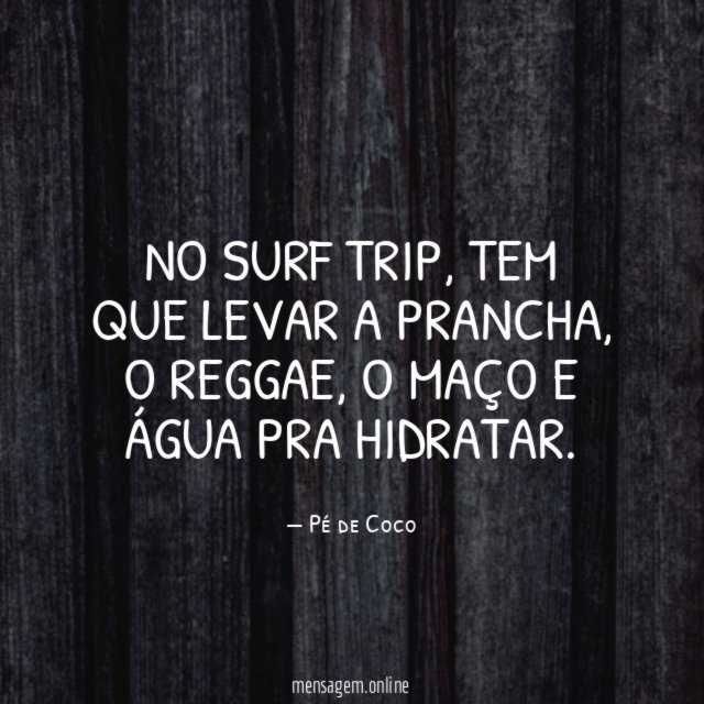 No surf trip
