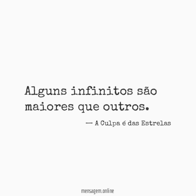 Alguns infinitos são maiores que outros