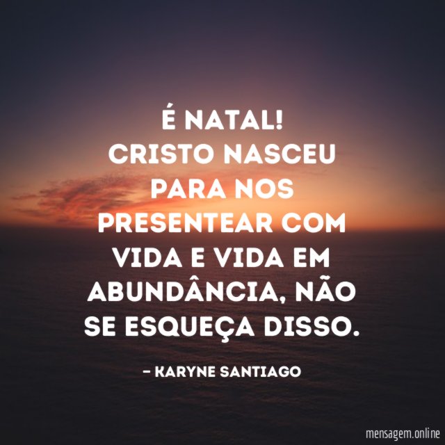 É Natal