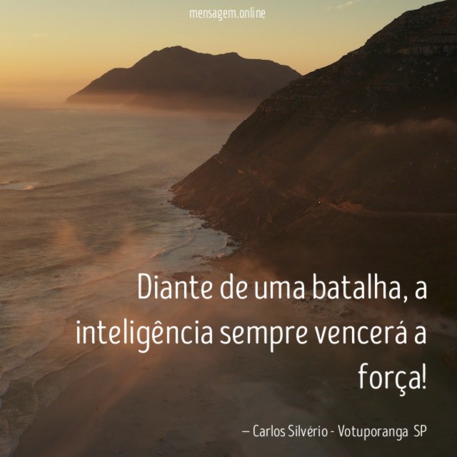 Diante de uma batalha