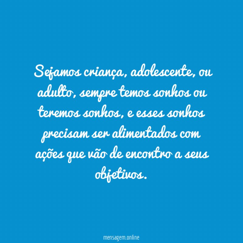 Sejamos criança