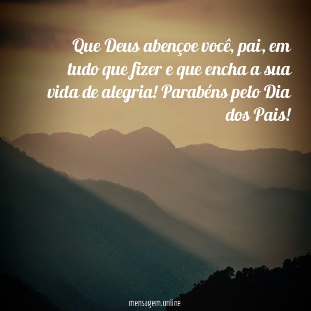 Que Deus abençoe você