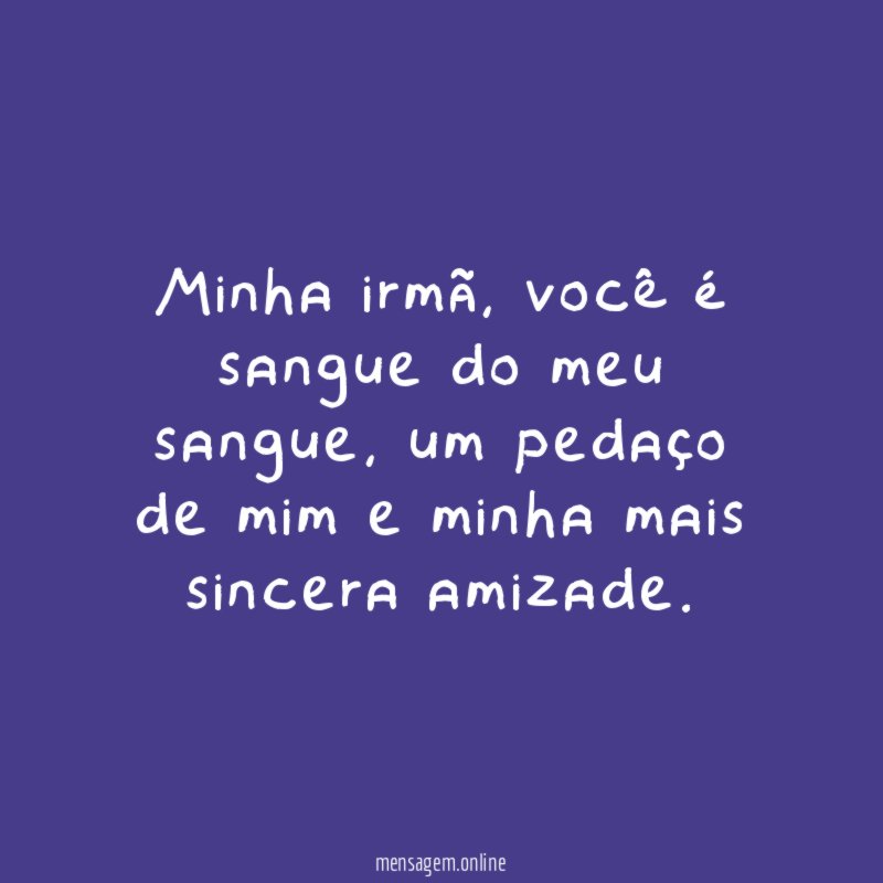 Minha irmã