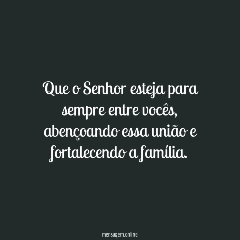 Que o Senhor esteja para sempre entre vocês