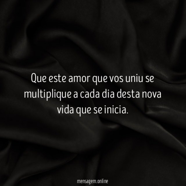Que este amor que vos uniu se multiplique