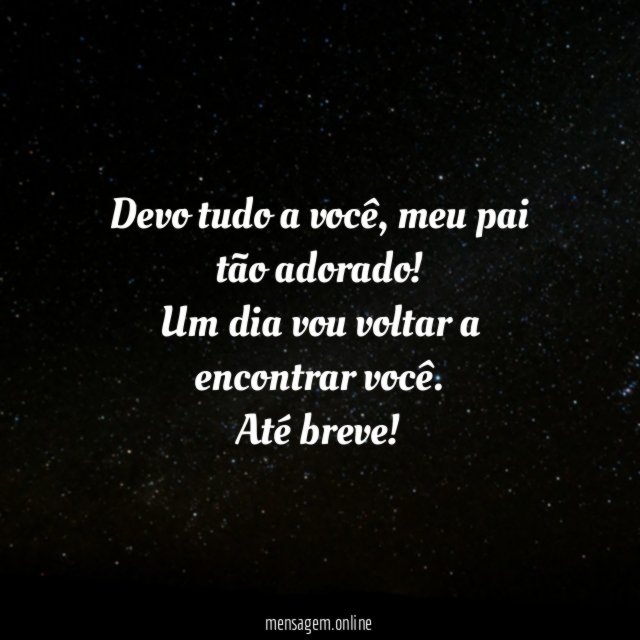 Devo tudo a você