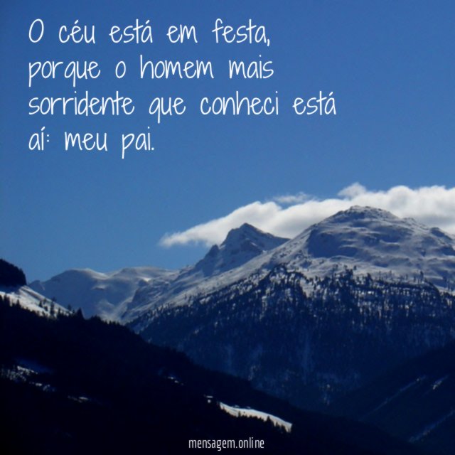 O céu está em festa