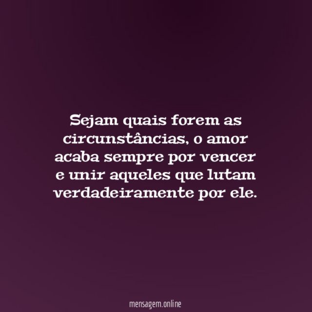 Sejam quais forem as circunstâncias