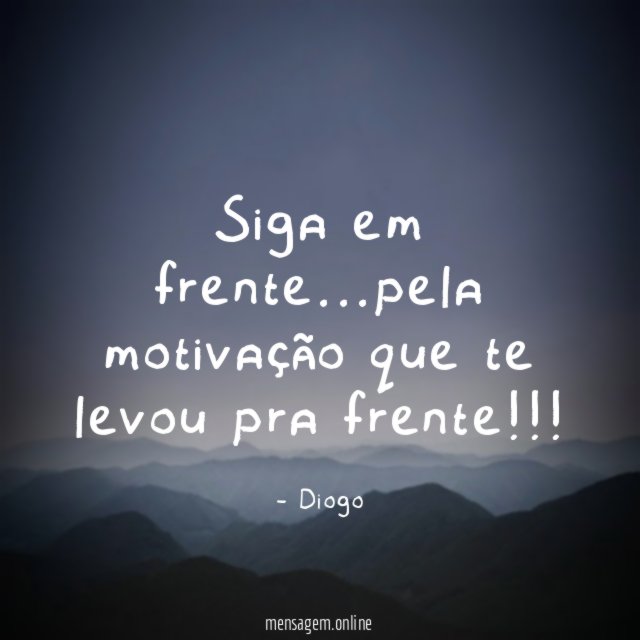 Siga em frente