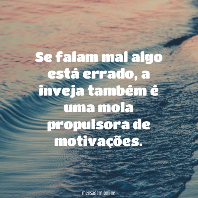 Se falam mal algo está errado