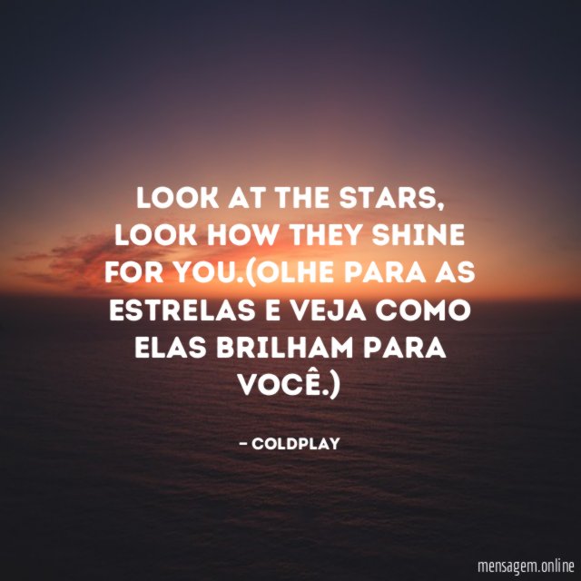 Look at the stars