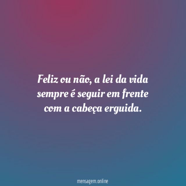 Feliz ou não