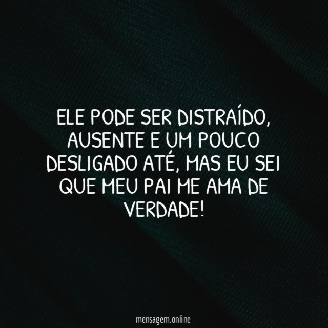 Ele pode ser distraído
