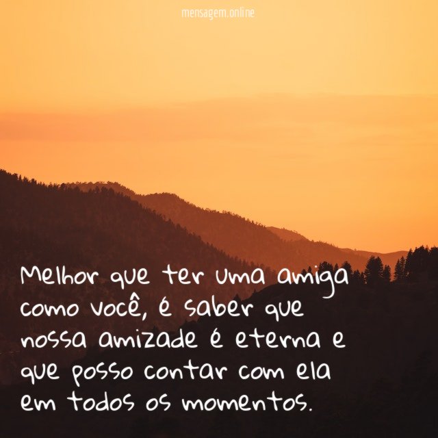 Nossa amizade é eterna