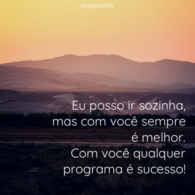 Com você é melhor