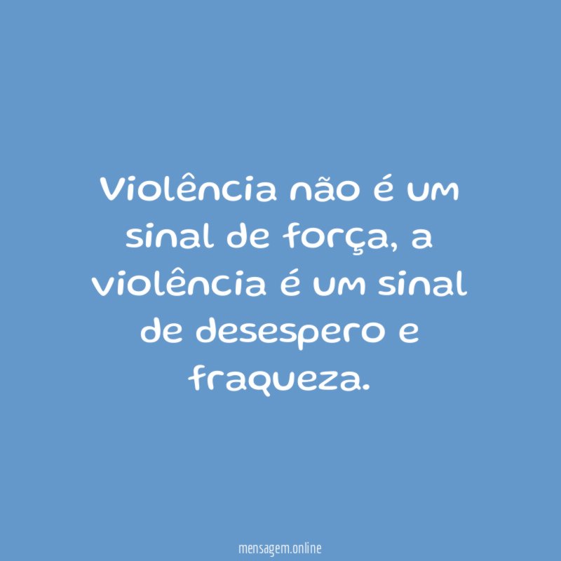 A violência
