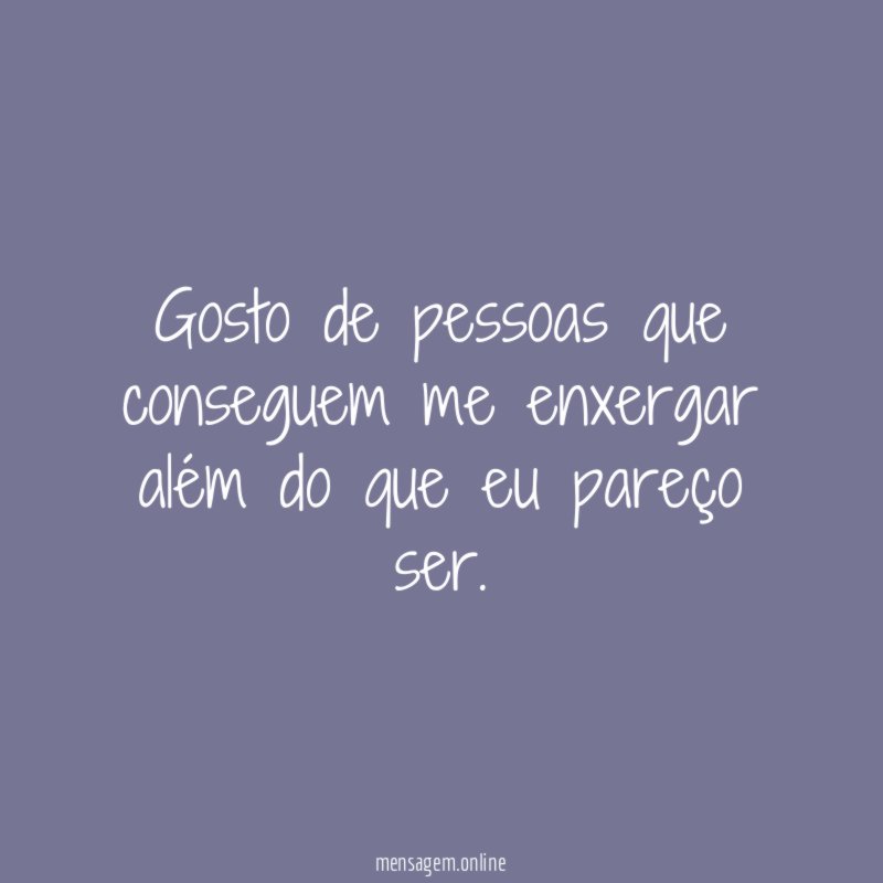 Gosto de pessoas