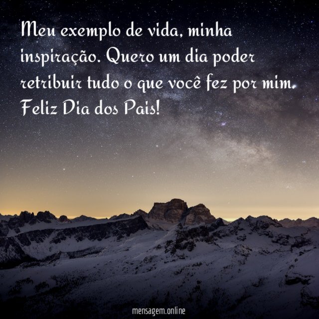 Meu exemplo de vida